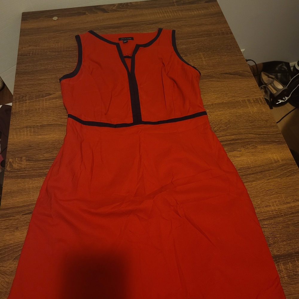 Tommy Hilfiger Vibrant Red Asymmetrical Dress